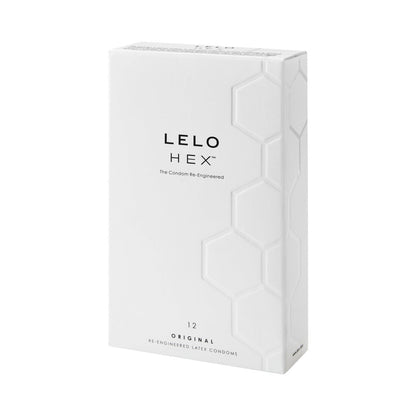 LELO - HEX ORIGINAL LUBRICATED LATEX CONDOMS 12-PACK
