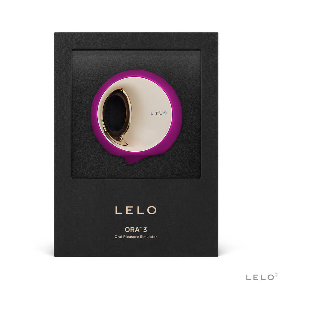 LELO - ORA 3 RECHARGEABLE CLITORAL STIMULATOR DEEP ROSE