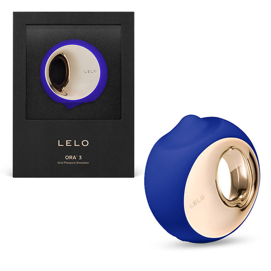LELO ORA 3 RECHARGEABLE CLITORAL STIMULATOR MIDNIGHT BLUE
