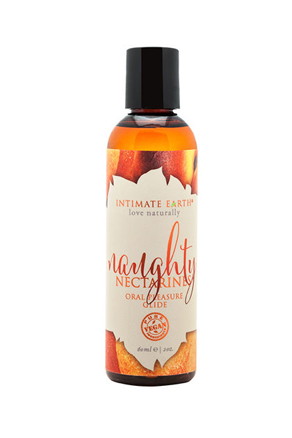 INTIMATE EARTH - NAUGHTY NECTARINES NATURAL FLAVORS GLIDE 60 ML.