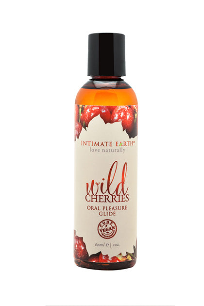 INTIMATE EARTH - WILD CHERRIES NATURAL FLAVORS GLIDE 60ML