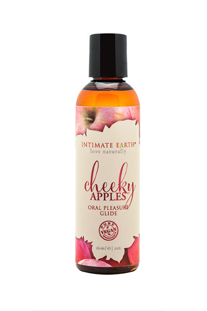 INTIMATE EARTH - CHEEKY APPLES NATURAL FLAVORS GLIDE 60ML