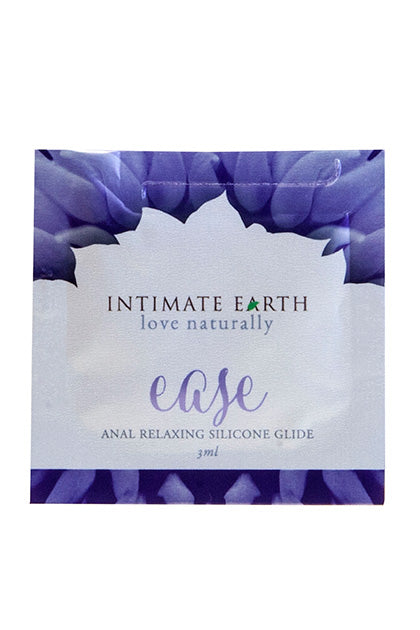 INTIMATE EARTH - LUBRICANTE ANAL DE SILICONA RELAJANTE EASE 3 ML SOBRE