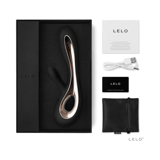 LELO - SORAYA 2 RECHARGEABLE RABBIT VIBRATOR BLACK