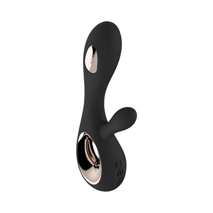 LELO SORAYA WAVE RECHARGEABLE RABBIT VIBRATOR BLACK