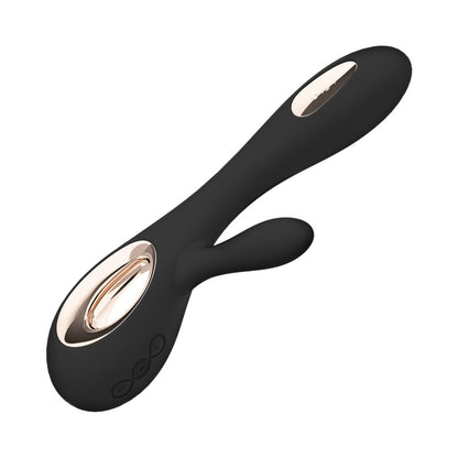 LELO SORAYA WAVE RECHARGEABLE RABBIT VIBRATOR BLACK