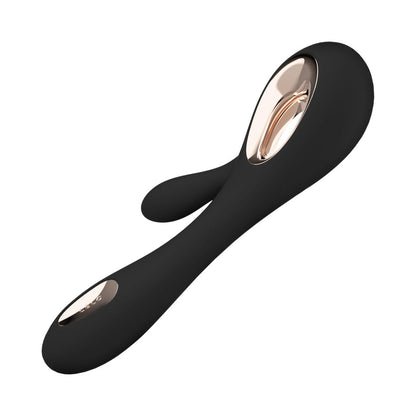LELO SORAYA WAVE RECHARGEABLE RABBIT VIBRATOR BLACK