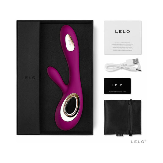 LELO - SORAYA WAVE RECHARGEABLE RABBIT VIBRATOR DEEP ROSE