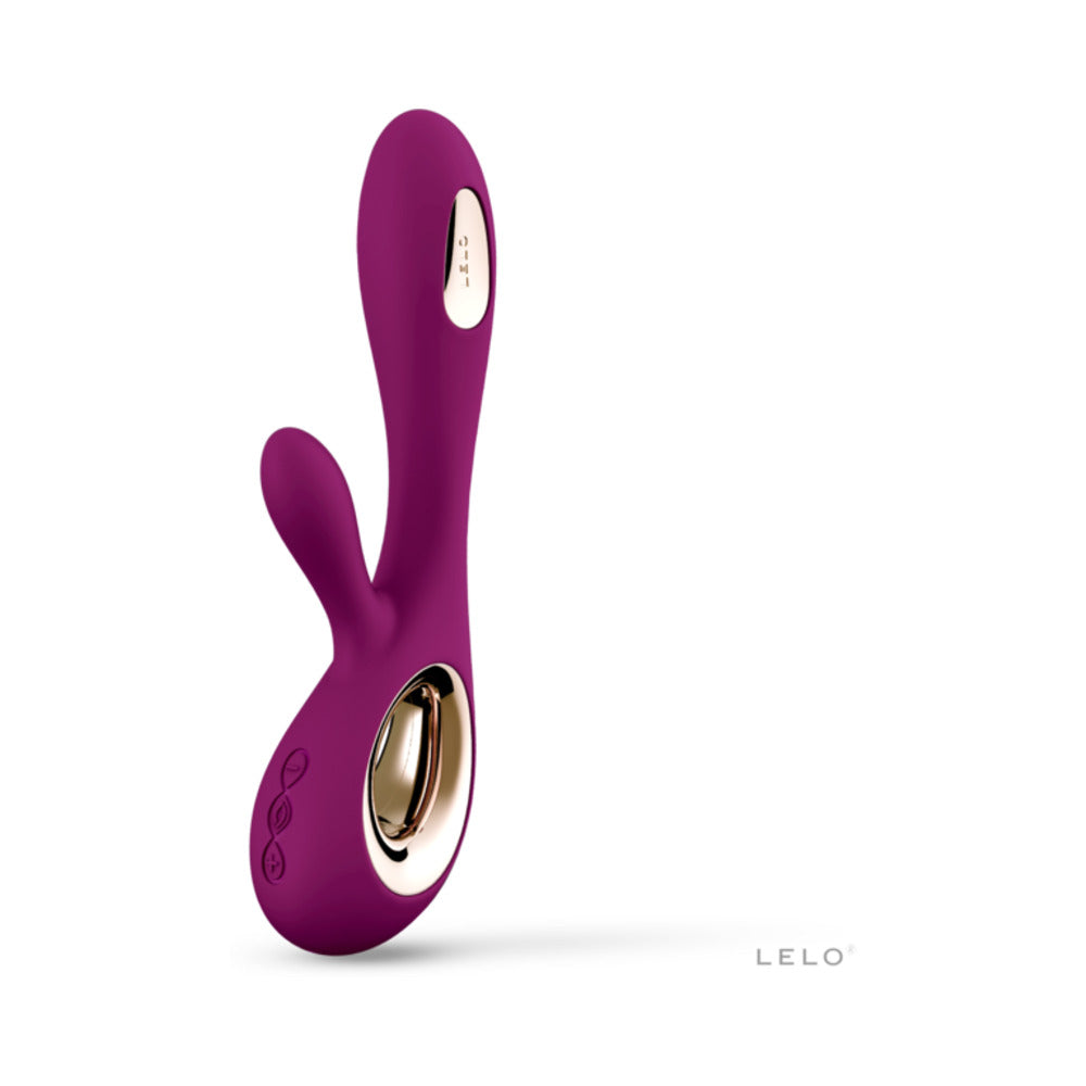LELO SORAYA WAVE RECHARGEABLE RABBIT VIBRATOR DEEP ROSE