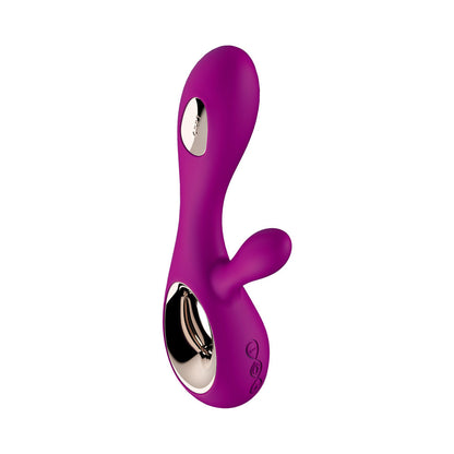 LELO SORAYA WAVE RECHARGEABLE RABBIT VIBRATOR DEEP ROSE