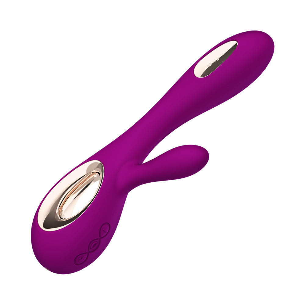 LELO SORAYA WAVE RECHARGEABLE RABBIT VIBRATOR DEEP ROSE