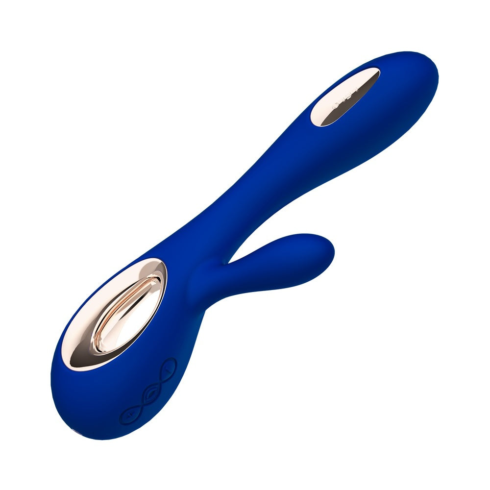 LELO SORAYA WAVE RECHARGEABLE RABBIT VIBRATOR MIDNIGHT BLUE