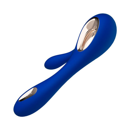 LELO SORAYA WAVE RECHARGEABLE RABBIT VIBRATOR MIDNIGHT BLUE