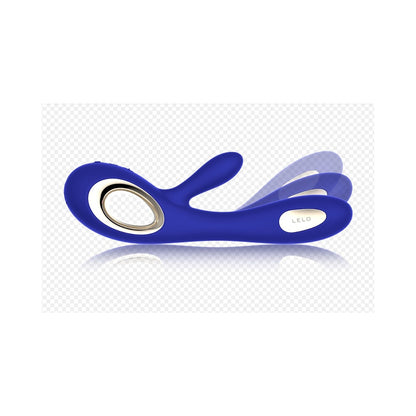 LELO SORAYA WAVE RECHARGEABLE RABBIT VIBRATOR MIDNIGHT BLUE