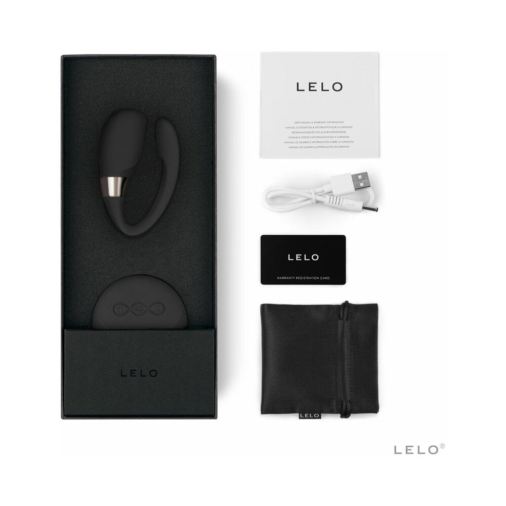 LELO TIANI 3 RECHARGEABLE DUAL STIMULATION COUPLES VIBRATOR WITH REMOTE BLACK