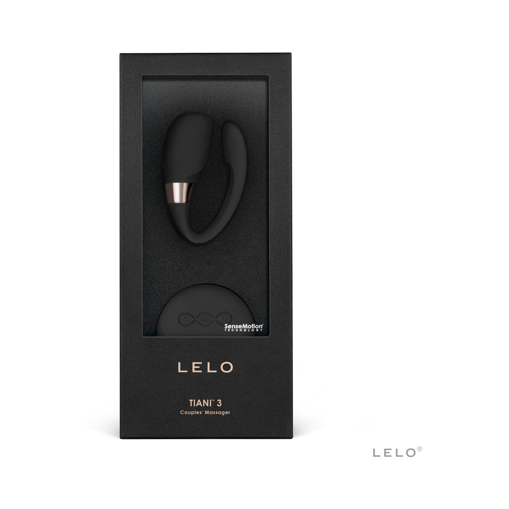 LELO TIANI 3 RECHARGEABLE DUAL STIMULATION COUPLES VIBRATOR WITH REMOTE BLACK