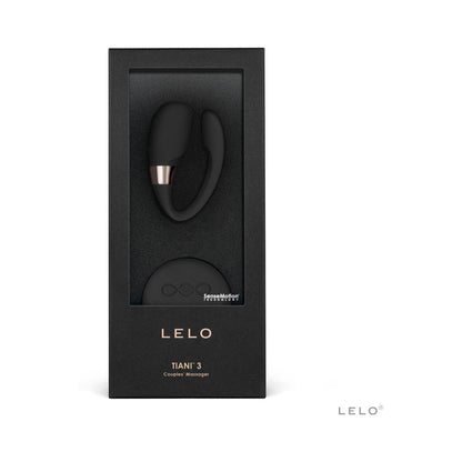 LELO TIANI 3 RECHARGEABLE DUAL STIMULATION COUPLES VIBRATOR WITH REMOTE BLACK