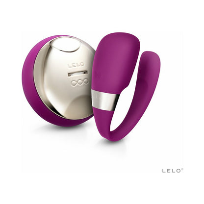 LELO TIANI 3 RECHARGEABLE DUAL STIMULATION COUPLES VIBRATOR WITH REMOTE DEEP ROSE
