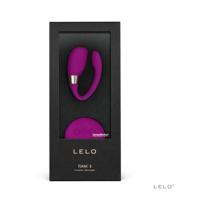 LELO TIANI 3 RECHARGEABLE DUAL STIMULATION COUPLES VIBRATOR WITH REMOTE DEEP ROSE