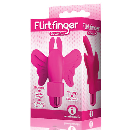 ICON BRANDS - THE 9''S FLIRT FINGER BUTTERFLY FINGER VIBRATOR
