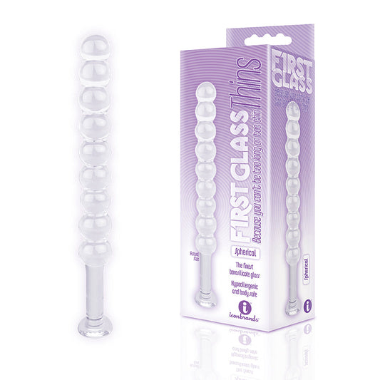 ICON BRANDS - THE 9''S GLASS THINS SPHERICAL GLASS PLUG