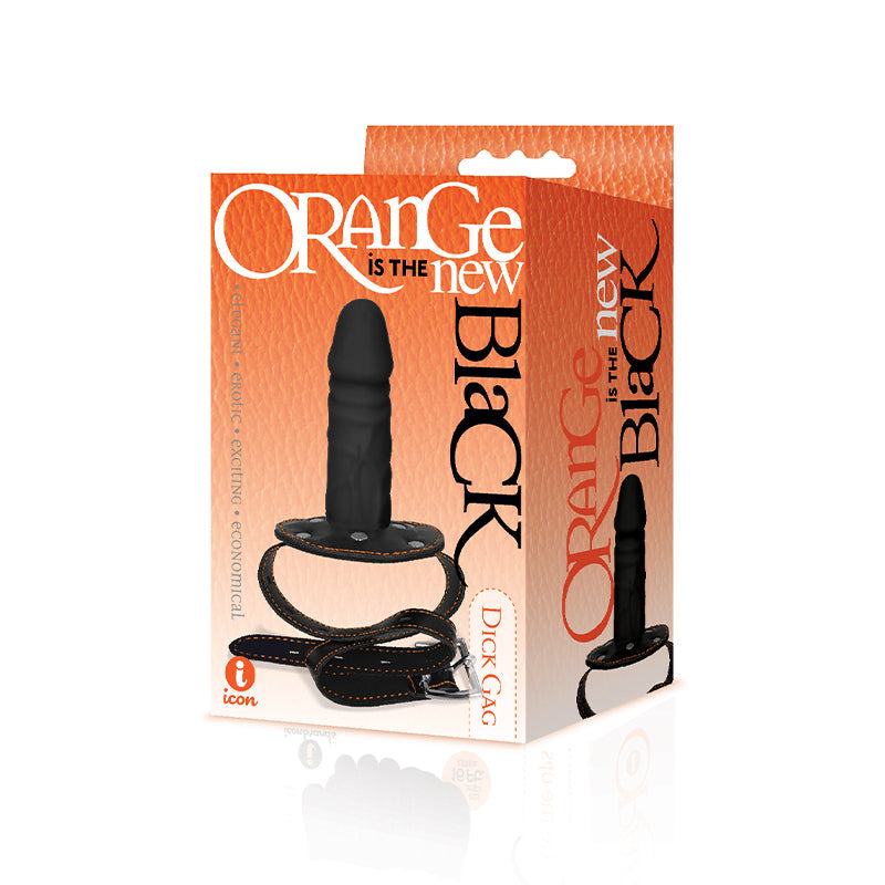 ICON BRANDS - THE 9''S ORANGE IS THE NEW BLACK DICK GAG