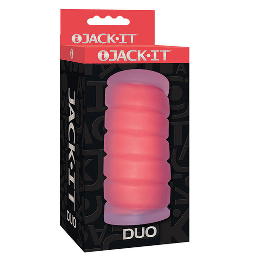 ICON BRANDS - JACK-IT DUO STROKER CHERRY