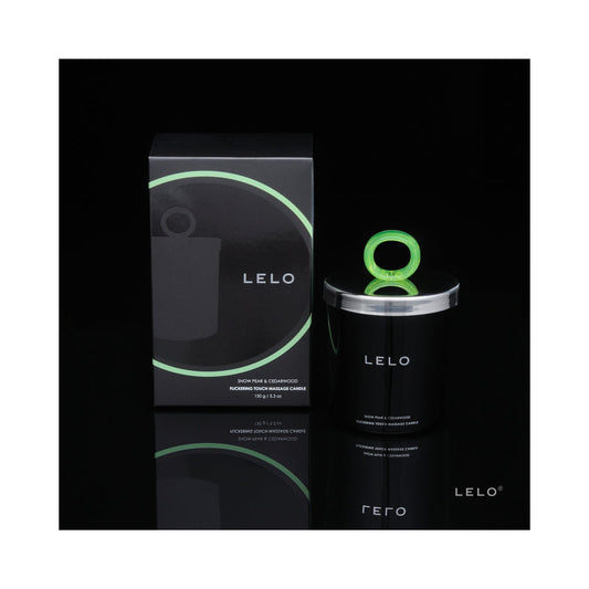 LELO - VELA DE MASAJE - AROMA A PERA NEVADA Y MADERA DE CEDRO