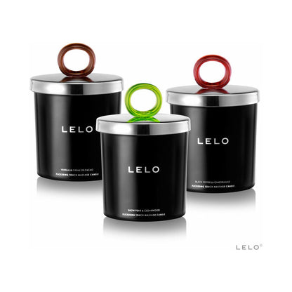 LELO - VELA DE MASAJE - AROMA A PERA NEVADA Y MADERA DE CEDRO