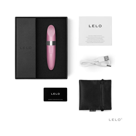 LELO MIA 2 RECHARGEABLE LIPSTICK VIBRATOR PETAL PINK