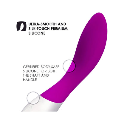 LELO MONA WAVE RECHARGEABLE G-SPOT VIBRATOR DEEP ROSE