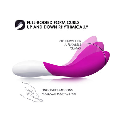 LELO MONA WAVE RECHARGEABLE G-SPOT VIBRATOR DEEP ROSE