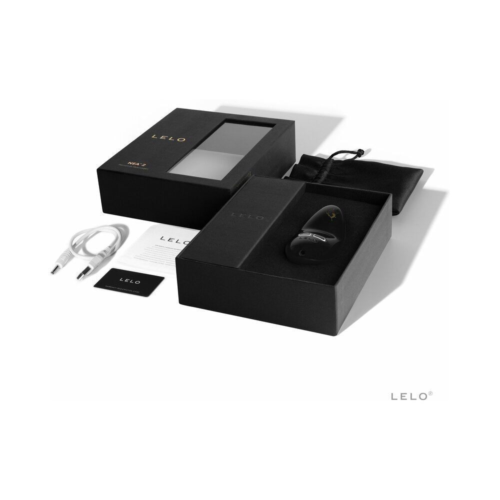 LELO NEA 2 RECHARGEABLE MINI VIBRATOR OBSIDIAN BLACK