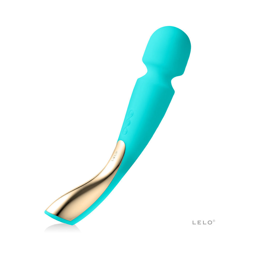 LELO SMART WAND 2 LARGE RECHARGEABLE WAND VIBRATOR AQUA
