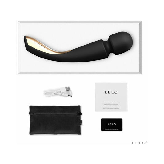 LELO SMART WAND 2 LARGE RECHARGEABLE WAND VIBRATOR BLACK