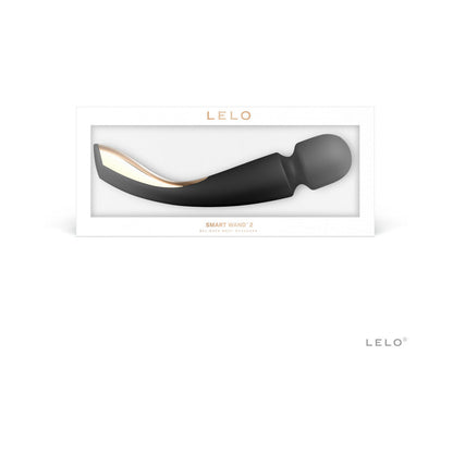 LELO SMART WAND 2 LARGE RECHARGEABLE WAND VIBRATOR BLACK