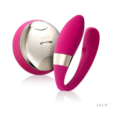 LELO TIANI 2 RECHARGEABLE DUAL STIMULATION COUPLES VIBRATOR WITH REMOTE CERISE