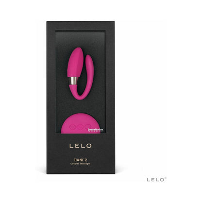 LELO TIANI 2 RECHARGEABLE DUAL STIMULATION COUPLES VIBRATOR WITH REMOTE CERISE