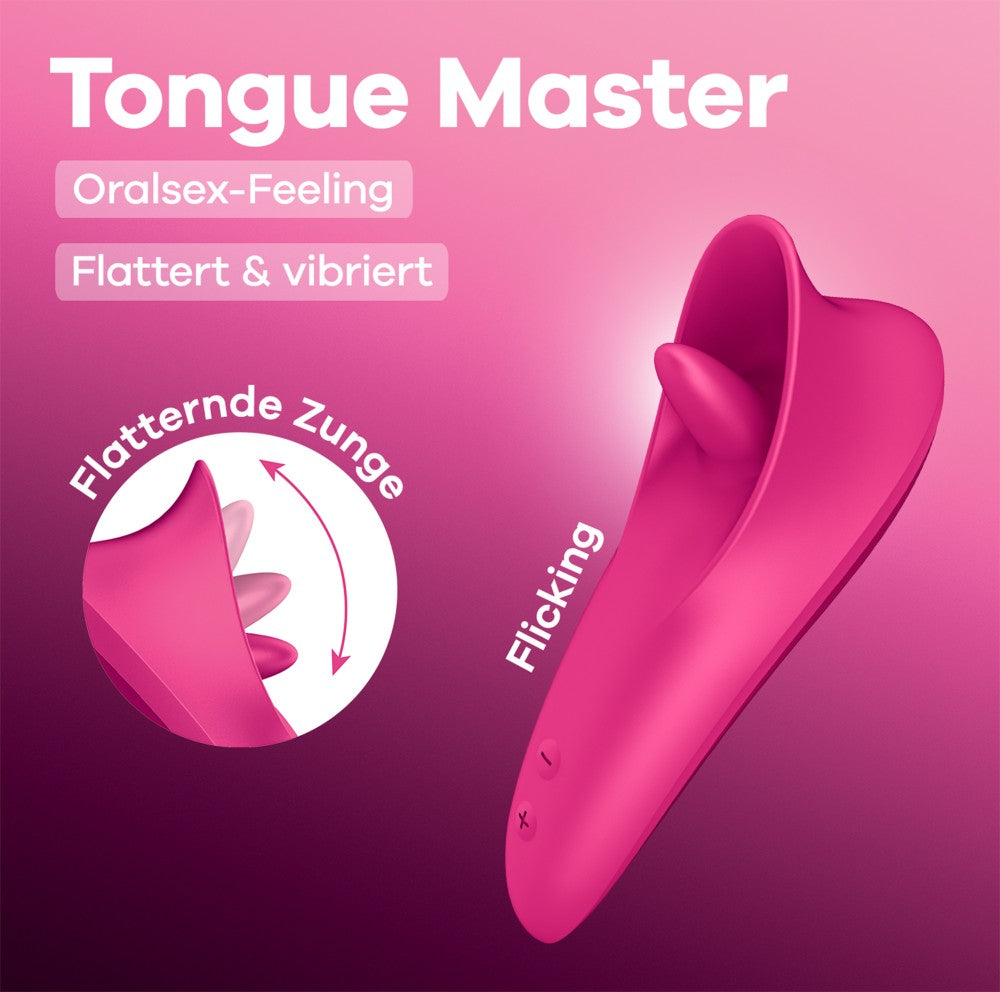 SATISFYER - TONGUE MASTER - PINK