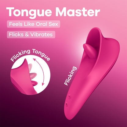 SATISFYER - TONGUE MASTER - PINK