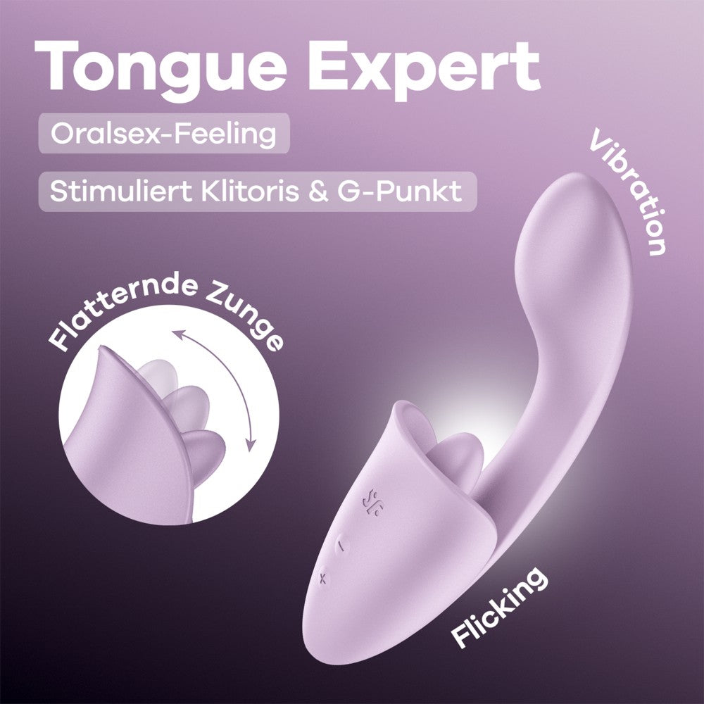 SATISFYER - TONGUE EXPERT - LAVENDER