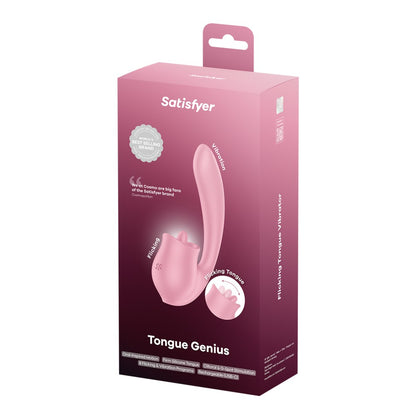 SATISFYER - TONGUE GENIUS - PINK
