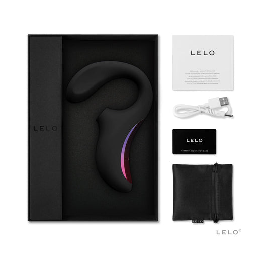 LELO - ENIGMA DOUBLE SUCTION STIMULATION MASSAGER BLACK