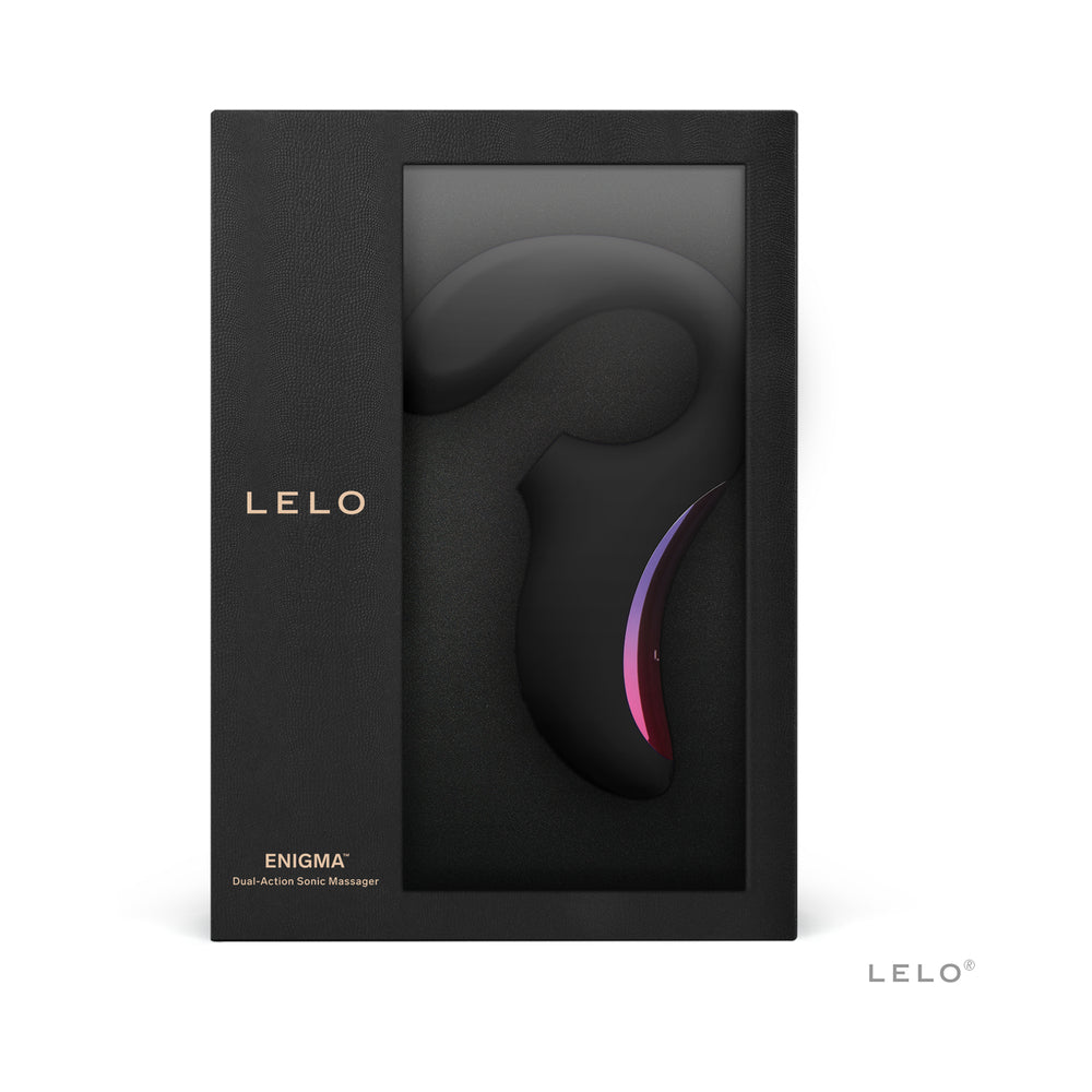 LELO - ENIGMA DOUBLE SUCTION STIMULATION MASSAGER BLACK