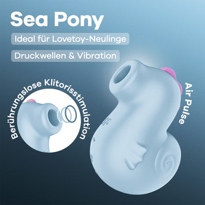 SATISFYER - SEA PONY - ICE BLUE