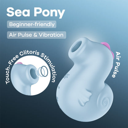 SATISFYER - SEA PONY - ICE BLUE