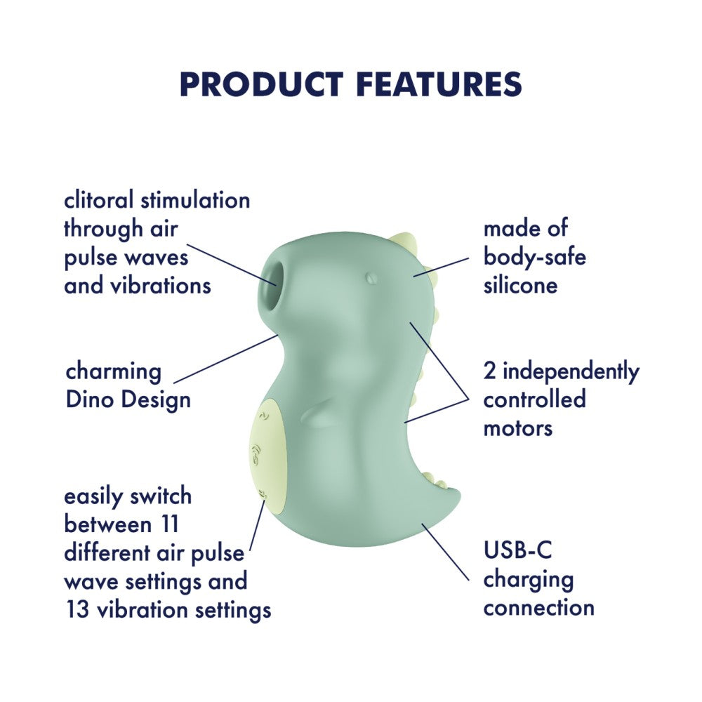 SATISFYER - DIN-OOOH - GREEN
