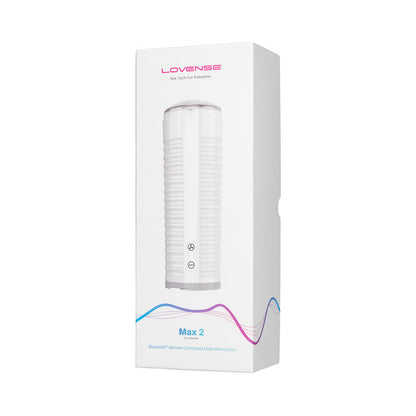 LOVENSE - MAX 2 BLUETOOTH APP-CONTROLLED VIBRATING AND SUCTION MASTURBATOR (NEUTRAL SLEEVE)