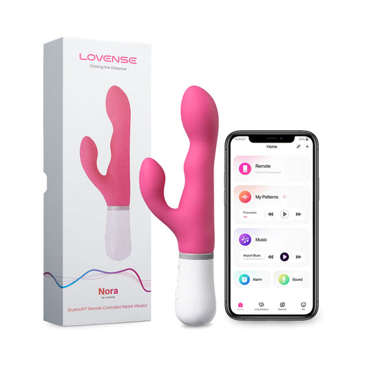 LOVENSE - NORA BLUETOOTH REMOTE-CONTROLLED LONG-DISTANCE RABBIT VIBRATOR