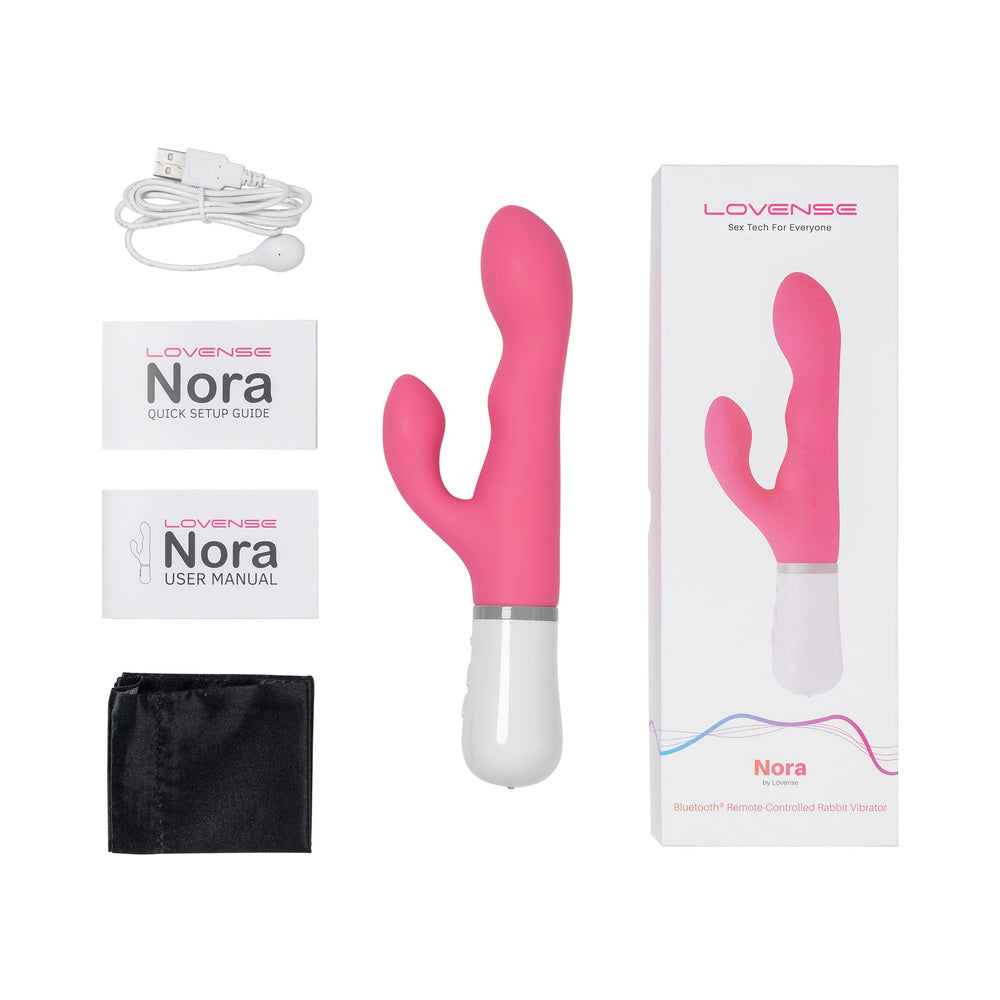 LOVENSE NORA BLUETOOTH REMOTE-CONTROLLED LONG-DISTANCE RABBIT VIBRATOR